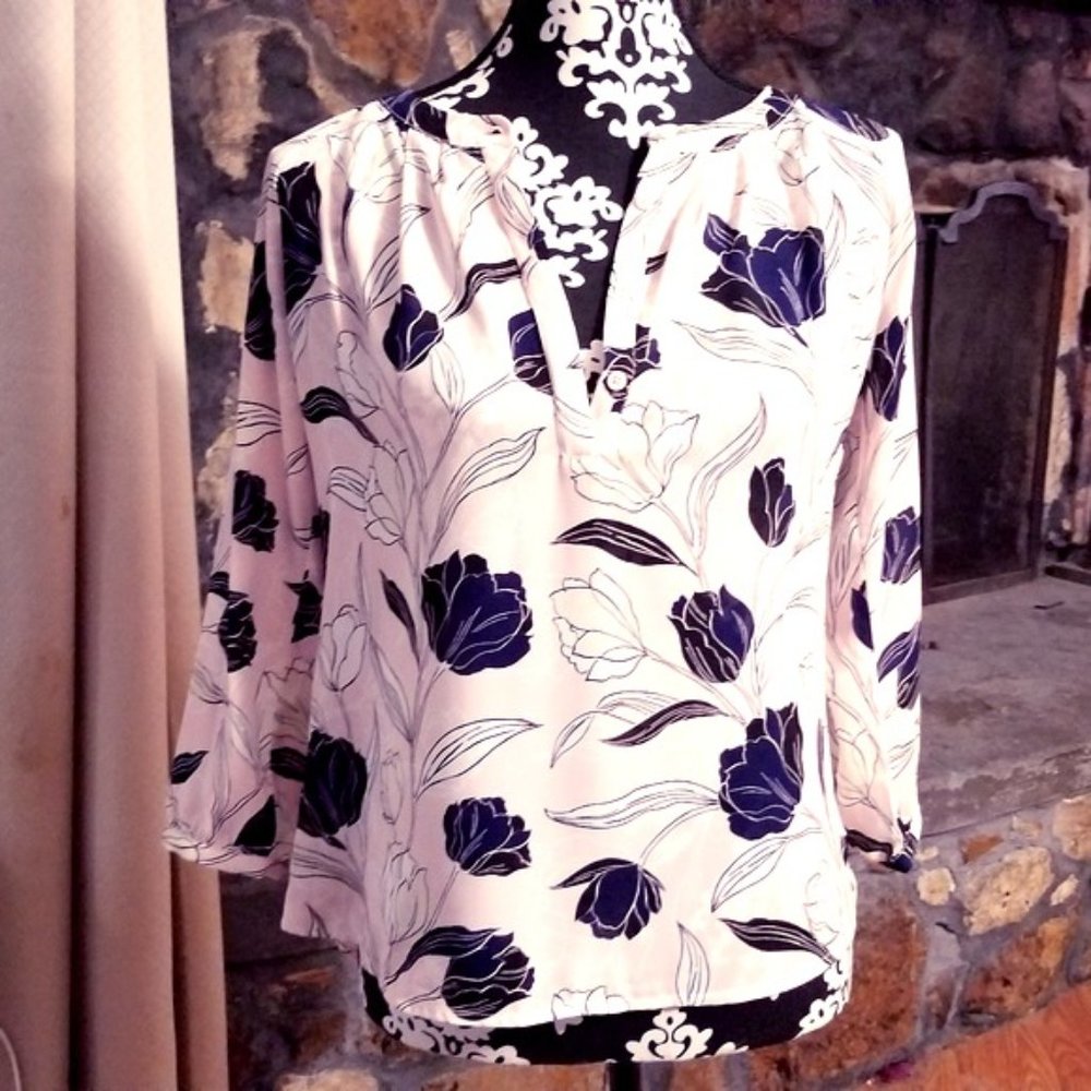 Banana Republic Floral Blouse